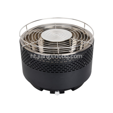 Round Smokeless Garden Deyò Chabon BBQ Grill